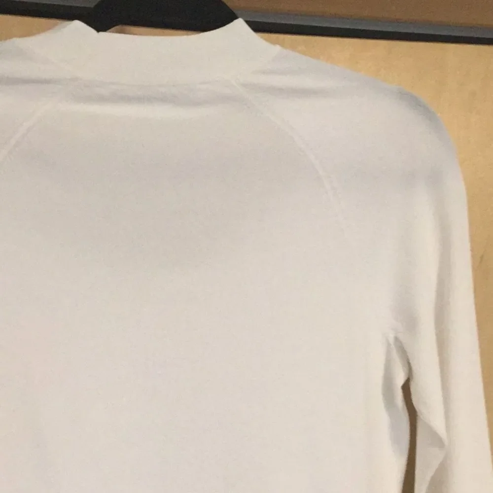 Frame Denim Scoop Cutout Long Sleeve Tee - Picture 7 of 8